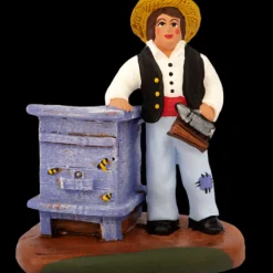 Apiculteur et sa ruche