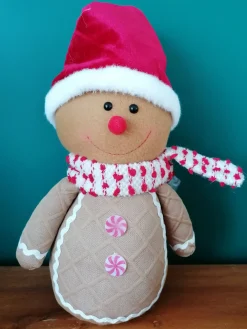 Bonhomme pain d&rsquo;épices bonnet rouge, lumineux