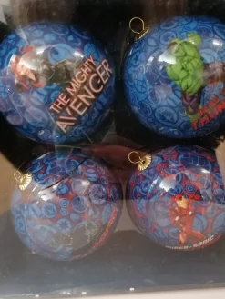 Box de 4 boules Marvel