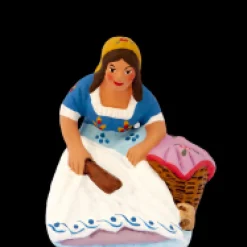 Bugadière à genoux