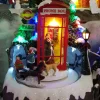 Cabine téléphonique Père Noël – Musicale – Maison