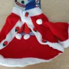 Cape et bonnet de Noël pour chien
