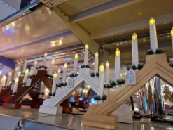 Chandelier bois – LED