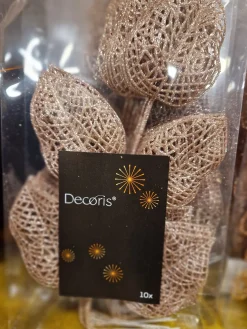 Décoration feuillage rose