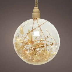 Décoration suspendue en verre LED