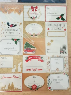 Etiquettes cadeaux – Modèle n°1