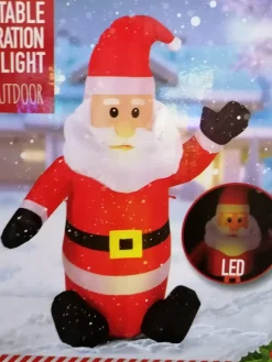 Gonflable Père Noel 120cm