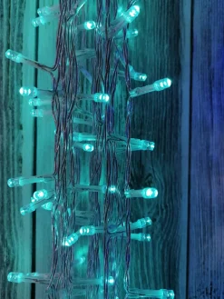 Guirlande lumineuse blanc polaire 12m