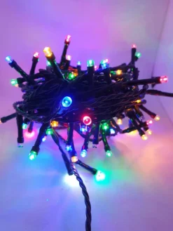 Guirlande lumineuse 7m multicolor piles