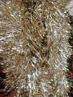 Guirlande or – effet boa