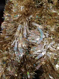 Guirlande or – effet boa