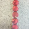Lot de 10 boules – rouge classique