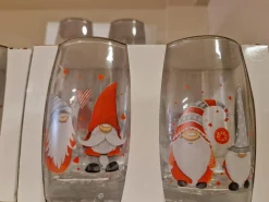 Lot de 2 verres gnomes