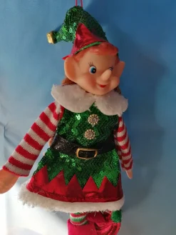 Lutin farceur vert paillettes