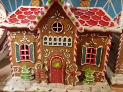 Maison en pain d&rsquo;épices LED