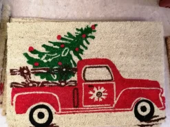 Paillasson – Camionnette et sapin