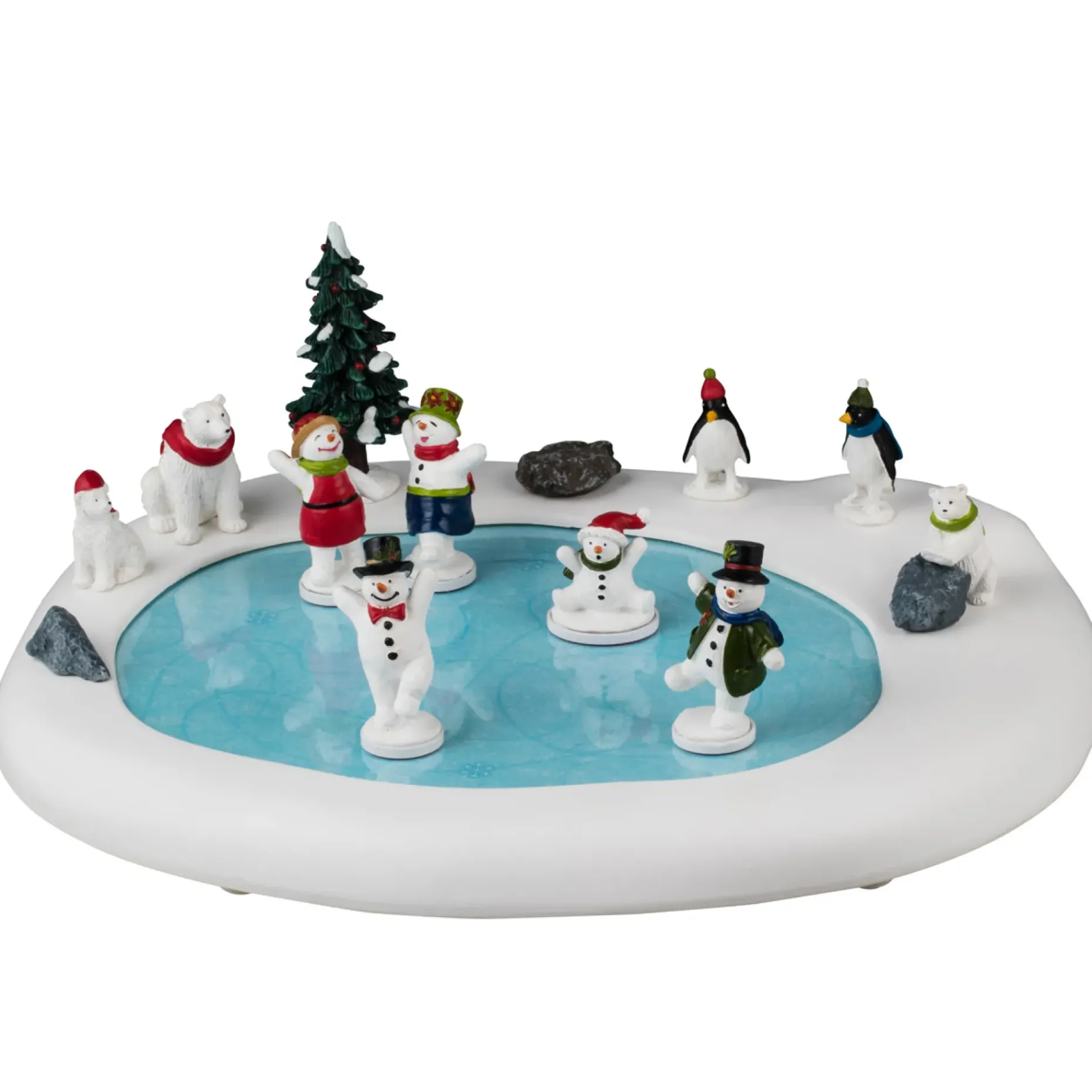 Patinoire bonhomme de neige – Lemax