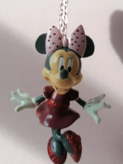 Suspension Minnie robe mauve